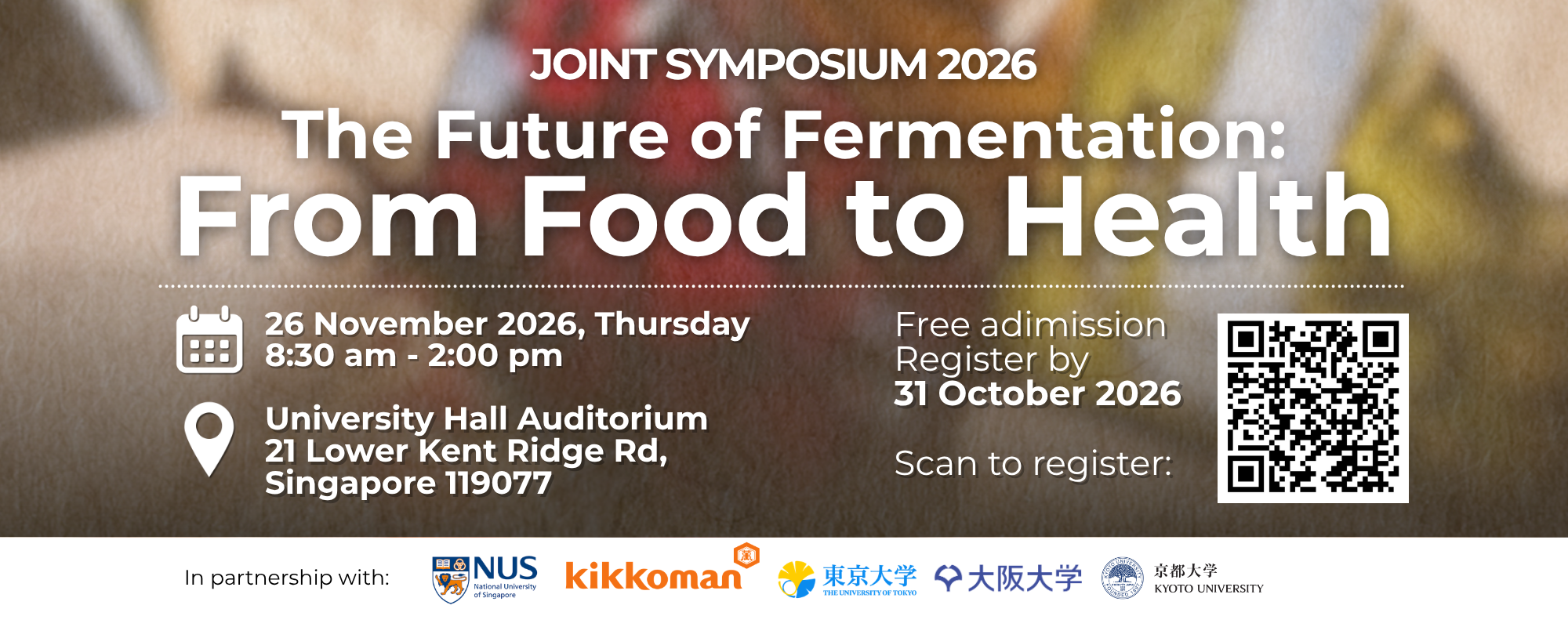 Kikkoman Symposium 2026_Website Banner